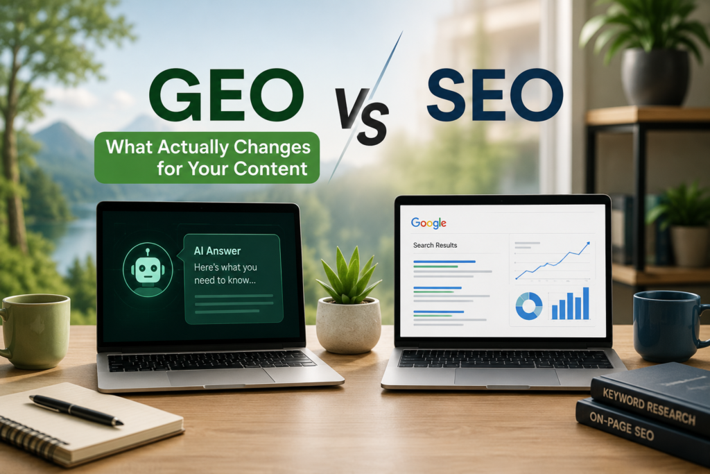 GEO vs SEO: What Actually Changes for Your Content