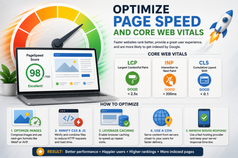 page speed and core web vitals