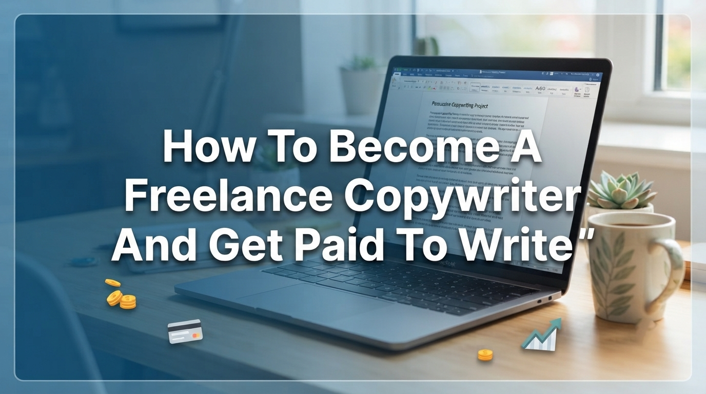 How To Become A Freelance Copywriter And Get Paid To Write