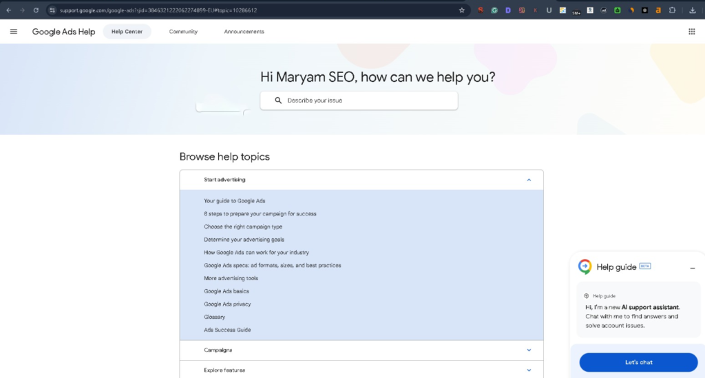 google keyword planner