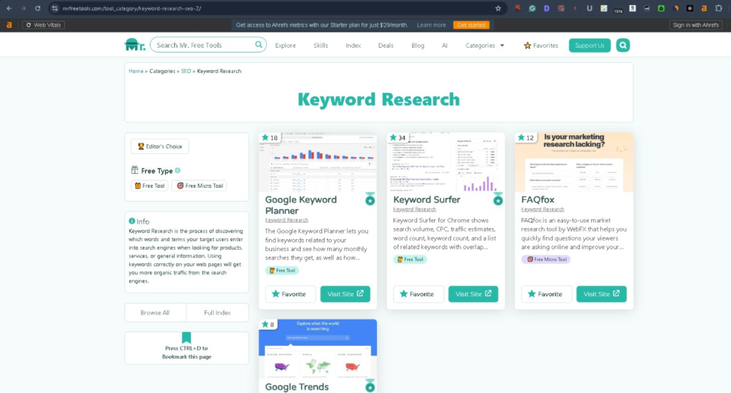 keyword surfer