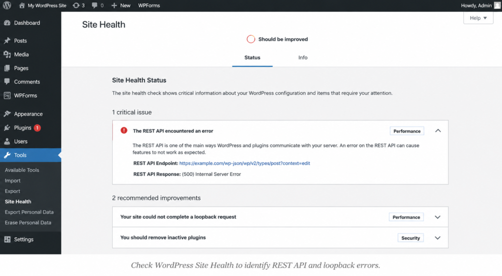Fix WordPress REST API Errors in Minutes
