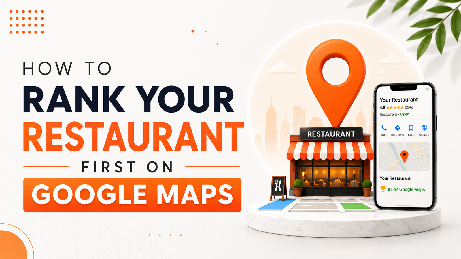 How to Rank Your Restaurant #1 on Google Maps in 2026 (Step-by-Step)