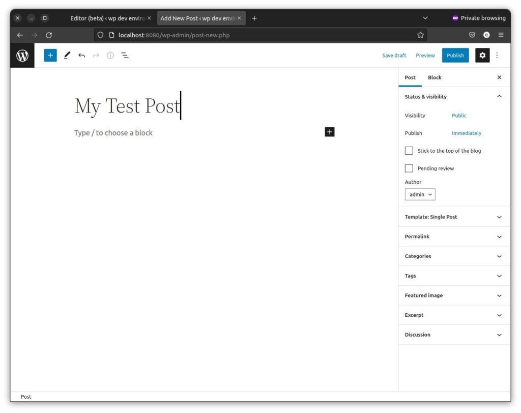WordPress AI assistant