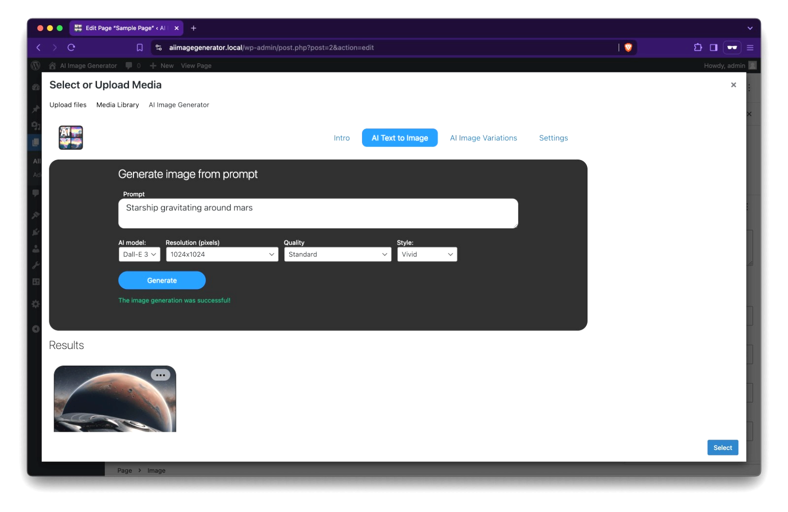 AI Image Generator Plugins for WordPress